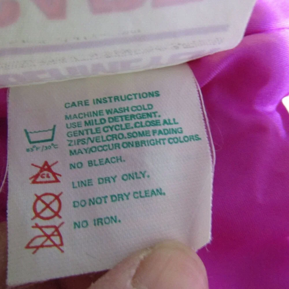 VTG OBERMEYER Snow Ski Suit One Piece NEON Insulated 80s Rad Clown Gaper Day 10 - Picture 12 of 13